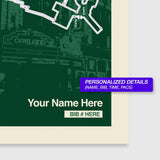 Oakland Marathon Personalized Race Print